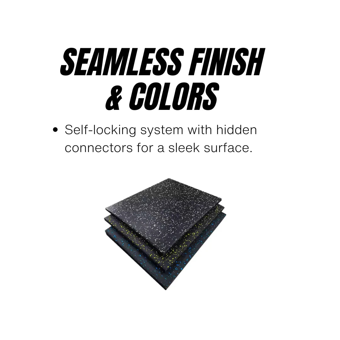 Rubber Gym Flooring (Blue)