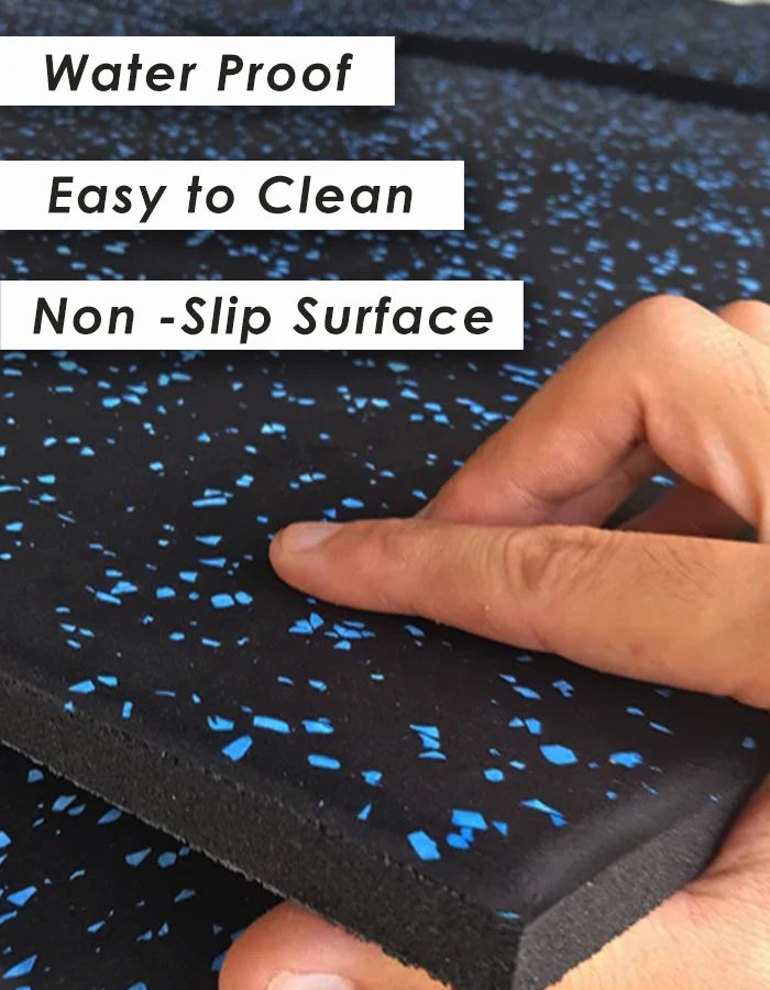 Rubber Gym Flooring (Blue)