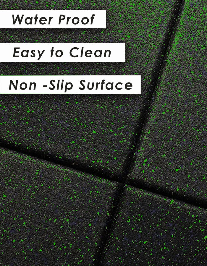 Rubber Gym Flooring (Green)